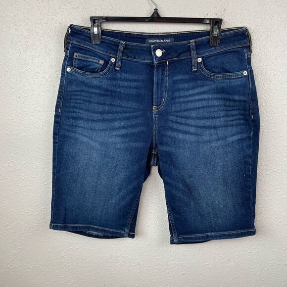Calvin Klein Jeans Denim Shorts Size 10 EUC - Picture 1 of 5